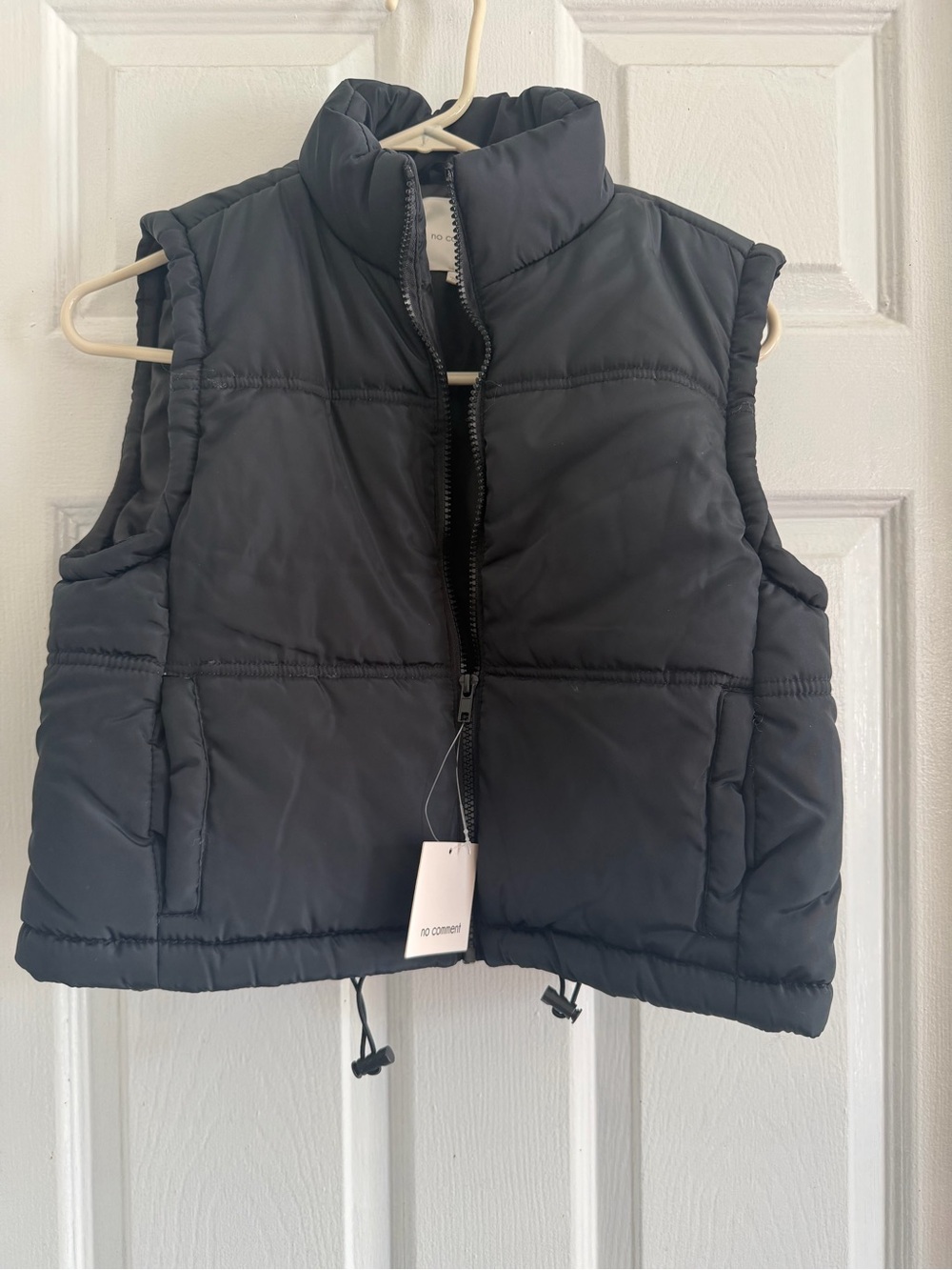 Puffer Vest Jacket - Black
